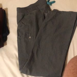 Figs gray Kade cargo pants blue tie